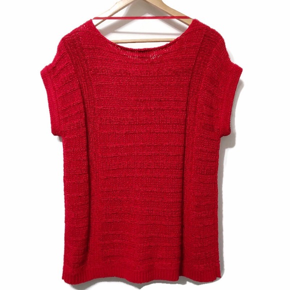 CUPIO Soft Textured Knit Sweater Short Sleeves, LG - Picture 11 of 15